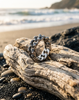 Men's Minimalist Stainless Steel Layered Ring – Stackable Street Style