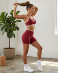 Women's Seamless Yoga Sportswear Set – Crop Top & Leggings