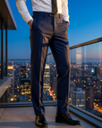 Herren Anzughose – Gerade geschnittene Business-Hose mit bequemem Sitz, knitterarmem Stoff und klassischem Bürostil