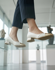 Women's Square Toe Mary Jane Shoes – Chunky Low Heel
