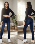 Women's High Waist Stretch Slim Pencil Pants