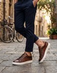 Men's Crocodile Embossed Genuine Leather Shoes