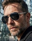 Men's Pure Titanium Sunglasses – Foldable Sports Shades
