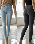 Women's High-Waist Skinny Jeans – Stretch Denim Pencil Pants