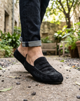 Men's Breathable Slip-On Slippers - Lightweight Flat Casual House Shoes