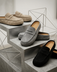 Men's Breathable Slip-On Slippers - Lightweight Flat Casual House Shoes