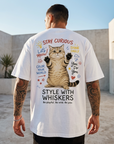 Men's Oversized Graphic Print T-Shirt - Retro Streetwear Tee