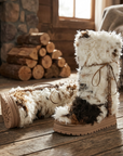 Women's Mid-Calf Snow Boots - Plush Lined, Non-Slip, Winter