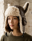 Women's Plush Ear Protection Winter Hat - Windproof Dome Cap
