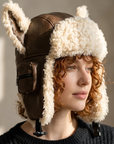 Women's Plush Ear Protection Winter Hat - Windproof Dome Cap