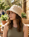 Women's Wide Brim Bucket Hat – UV Protection Dome Cap