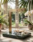 Women's Natural Freshwater Pearl Earrings – 925 Sterling Silver