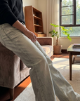 Herren Slim Fit Straight Leg Jeans – Mid-Waist Denim mit Whisker-Effekten & Vintage-Waschung, S–2XL