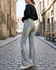 Jeans mit Mikro-Schlag schnell