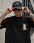 Men's Oversized Graphic Print T-Shirt - Retro Streetwear Tee