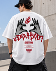 Men's Oversized Graphic Print T-Shirt - Retro Streetwear Tee
