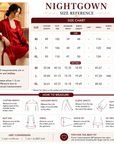 Women's 100% Mulberry Silk Nightgown – Butterfly Embroidery Long Sleeve Sleep Dress with Luxurious Soft Fabric