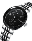 Herren Automatische Mechanische Uhr – MIYOTA Japan Uhrwerk, 43mm Zifferblatt, 14mm, Edelstahl, 30M Wasserdicht, Wochentagsanzeige