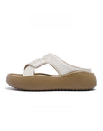 Women's Thick Sole Platform Sandals – Soft One-Strap Beach & Commuter Slippers, EU 34–41, 2 Colors