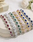 Women's Artificial Gemstones Bracelet – Affordable Luxury
