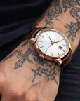 Men's Automatic Skeleton Watch – Stainless Steel, 50M Waterproof Cocktail Series