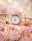 Women's Diamond-Accent Bracelet Watch – Stainless Steel Quartz Watch 30M Waterproof