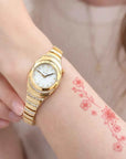 Women's Diamond-Accent Bracelet Watch – Stainless Steel Quartz Watch 30M Waterproof
