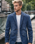 Herren Premium Jeansjacke – 100 % mittelschwere Baumwolle, normale Passform, 3 Farben