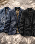 Men's Premium Denim Jacket – 100% Mid-Weight Cotton, Regular Fit, 3 Colors