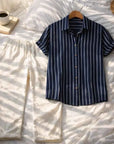 Men's 3D Printed Short Sleeve Shirt & Pants Set – Casual Loose Fit Lapel Summer Two-Piece Outfit, S–4XL, 38 Designs