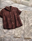 Men's 3D Printed Short Sleeve Shirt & Pants Set – Casual Loose Fit Lapel Summer Two-Piece Outfit, S–4XL, 38 Designs