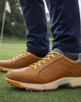 Men's Fashion Golf Shoes – Anti-Slip Breathable Synthetic Leather Low-Top Sneakers, EU 39–48, 4 Colors