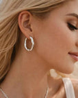 Women's Irregular Geometric Ear Buckles – Minimalist Electroplated Alloy Statement Earrings, Gold & Silver