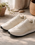 Herren Leder Freizeitschuhe – Vintage Europäisches Nubuk-Rindsleder Drehschnalle Bequeme Sneaker