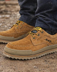 Herren-Sneaker aus echtem Rindsleder – atmungsaktives Mesh-Futter, Schnürung, rutschfeste Gummisohle, mittlerer Absatz, EU 38–45