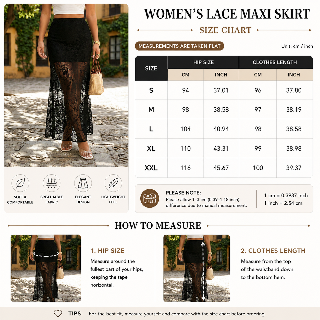 Women's Lace Fishtail Midi Dress – Slim Fit Floral Embossed Mermaid Dress