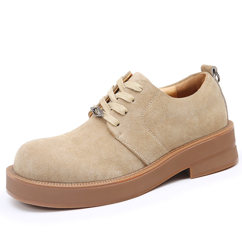 Herren Premium Cowhide Arbeitsstiefel – Retro Amerikanische Schnür-Sicherheitsstiefel, rutschfeste dicke Sohle, EU 38–44