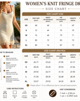 Women's Bohemian Bodycon Tassel Dress – Hand-Woven High-Waist Sleeveless Mini Dress