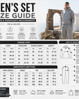 Men's CD Print Hoodie & Sweatpants Set – Retro Streetwear Two-Piece
