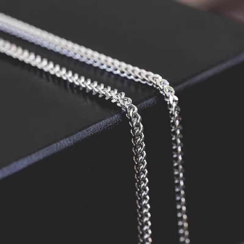 Men's Titanium Steel Geometric Chain Necklace