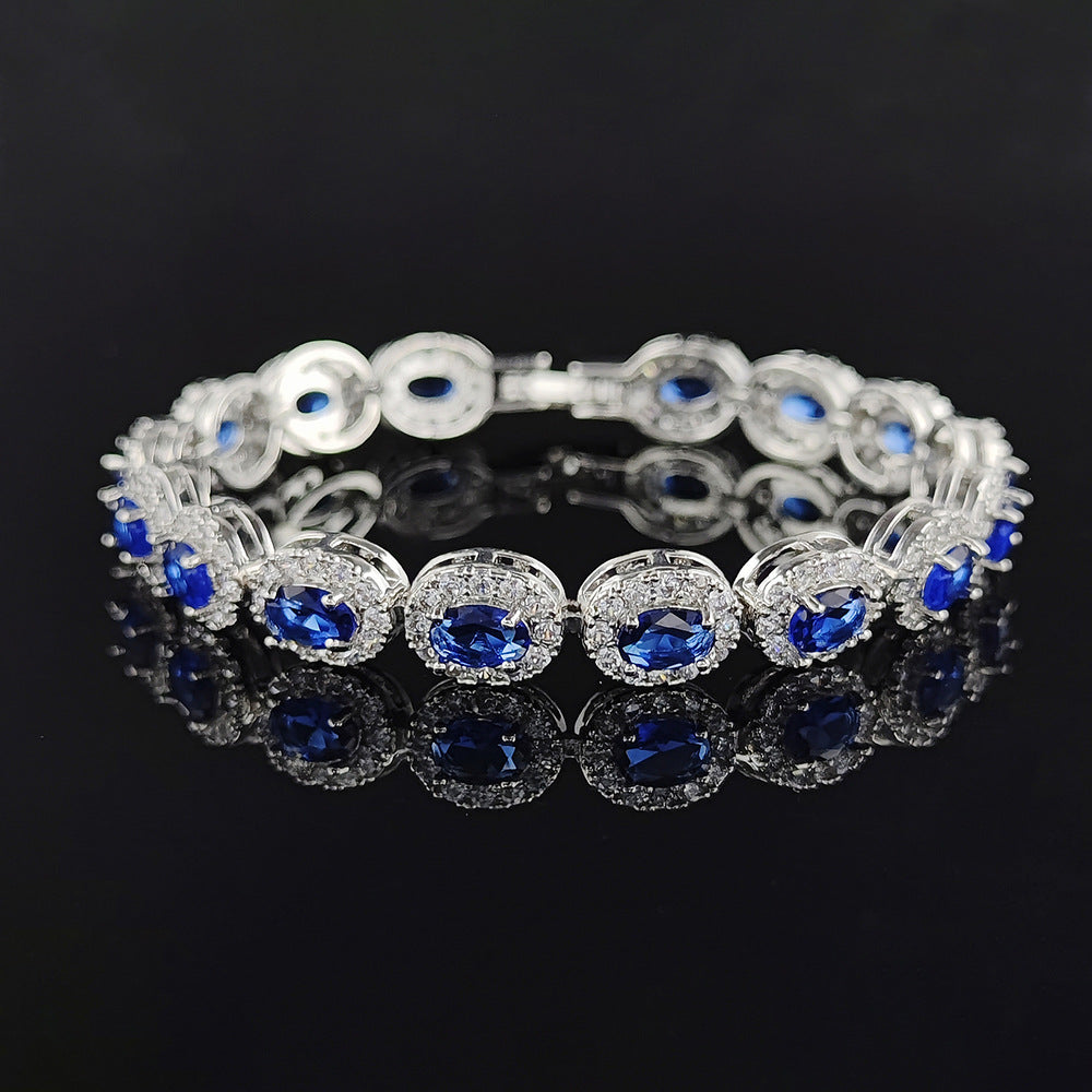 Women's Artificial Gemstones Bracelet – Affordable Luxury
