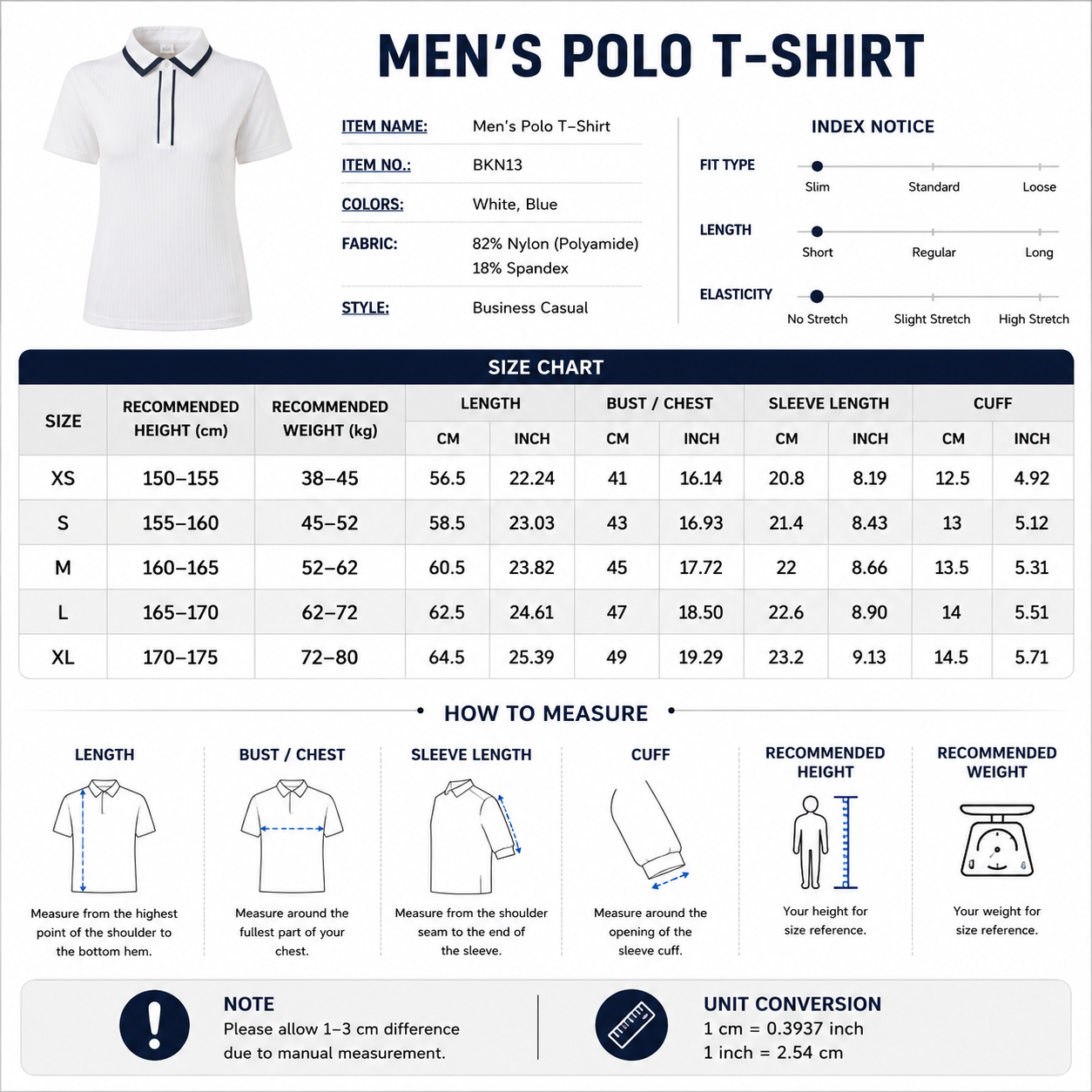 Women's Golf Polo Shirt – Slim Fit Short Sleeve, Quick-Dry Nylon