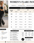 Women's High Waisted Slim Fit Flare Yoga Pants – Butt-Lifting Stretch Leggings for Yoga, Gym & Casual Wear