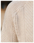 Herrenpullover mit dickem Revers – Winter-Basisschicht