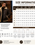 Men’s Leather Fur Lapel Jacket – Thickened Winter Warm Zipper Coat with Side Pockets Loose Fit