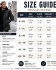 Men's Fleece-Lined Genuine Leather Jacket – Sheepskin Suede Mid-Length Zip Coat with Lapel Collar
