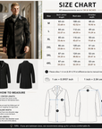 Men's  Wool Double-Faced Trench Coat - Single-Breasted Lapel Overcoat