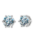 Men's 1 Carat Moissanite Magnetic Ear Clip – Sterling Silver 925