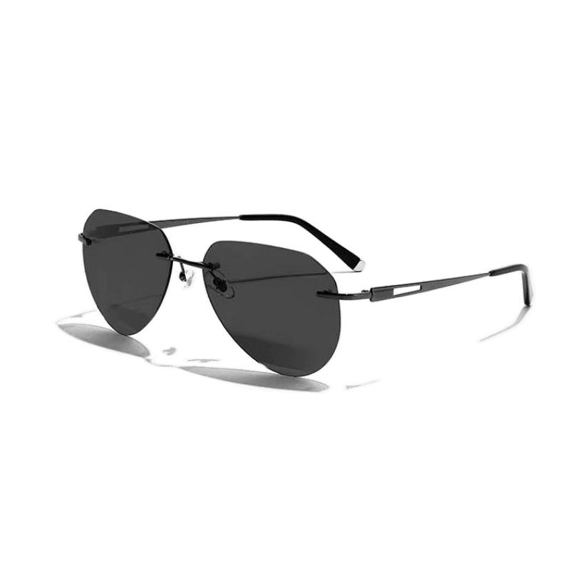 Herren Polarisierte Titanlegierungs-Sonnenbrille – UV400, TAC-Gläser, photochrome Option