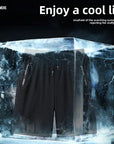 Men's High-Elasticity Ice Silk Nylon Shorts